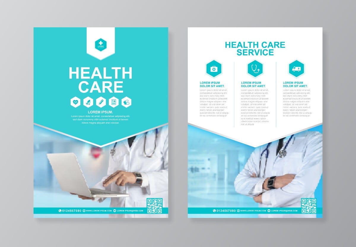 Healthcare Marketing Budget flyer example web