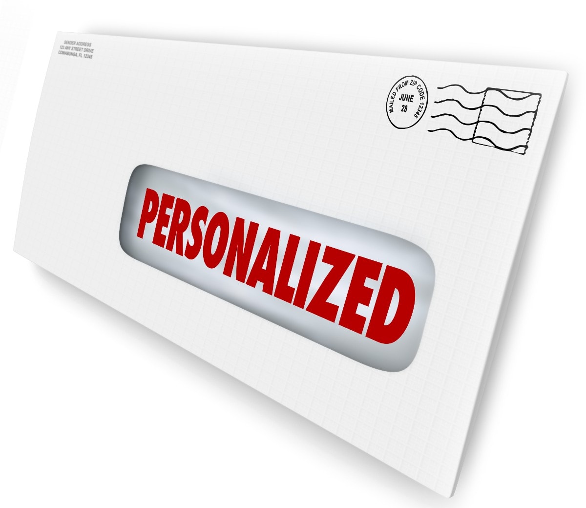 How to increase donations personalized envelope web 1