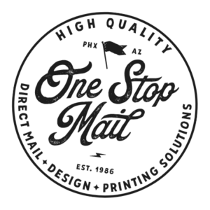 Floating Graphic logo for One Stop Mail
